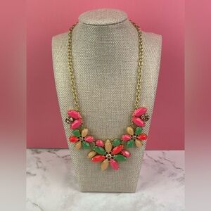Kate Spade "Gardens of Paris" Floral Statement Necklace